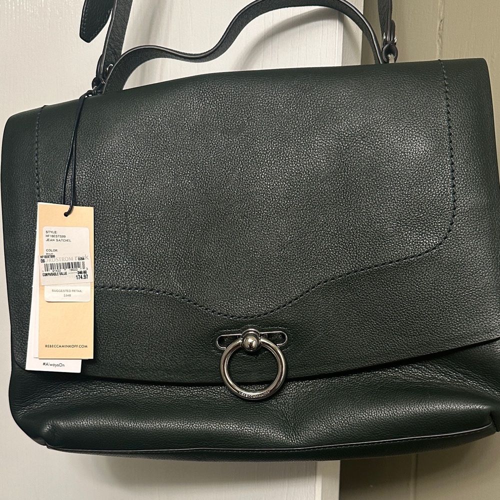 Elegant Black Leather Handbag